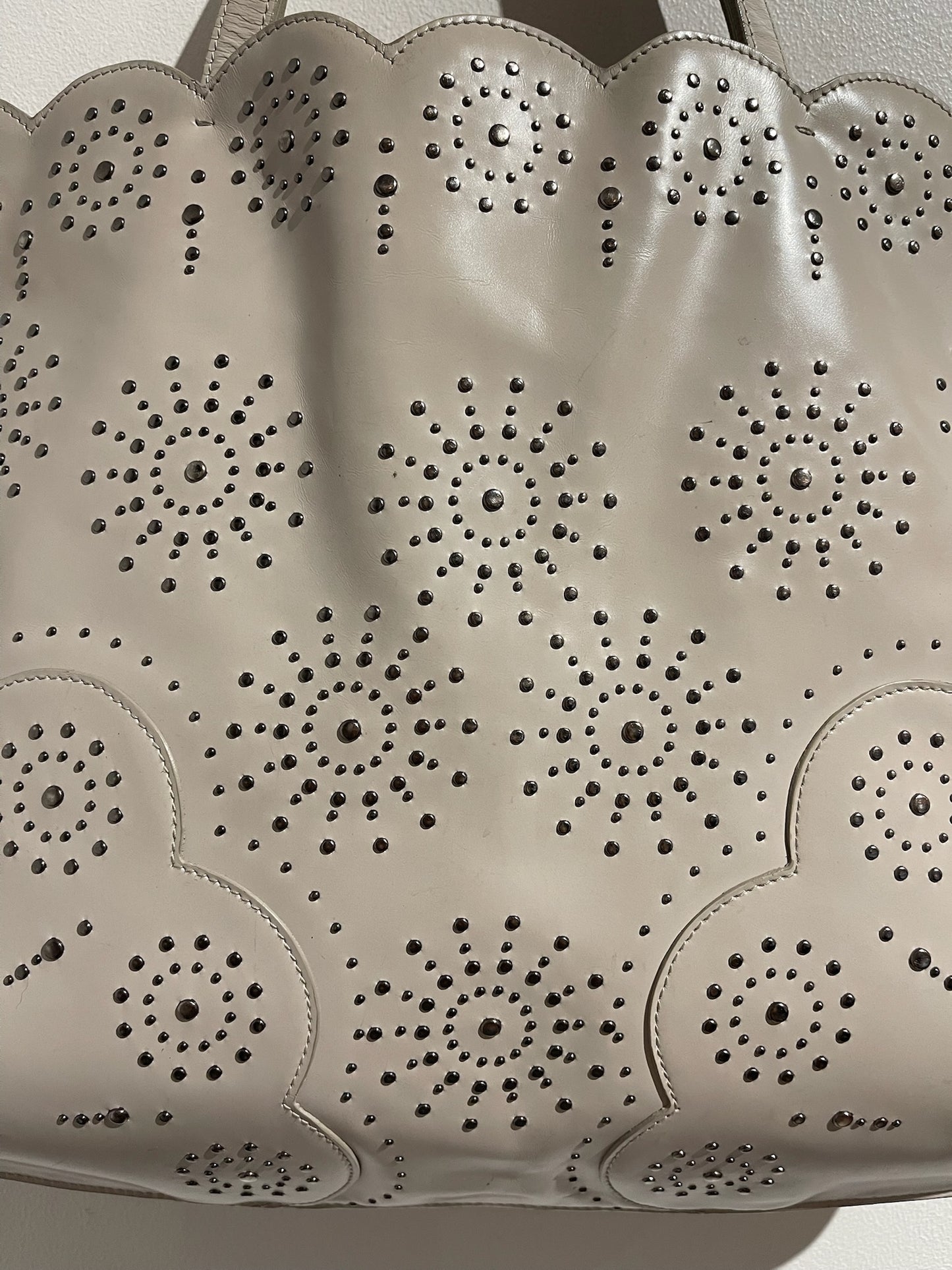 Sac cabas Alaia beige