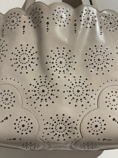 Sac cabas Alaia beige