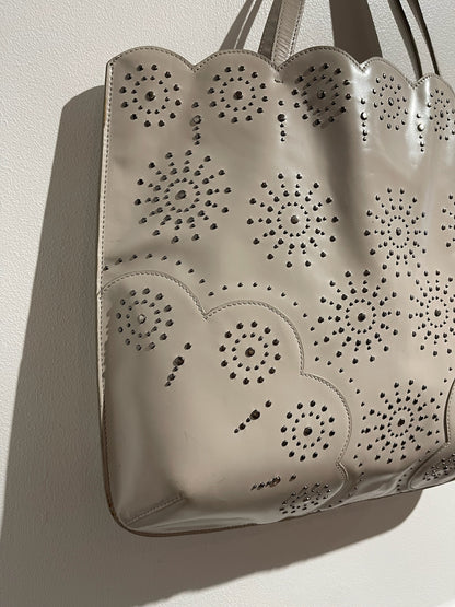 Sac cabas Alaia beige