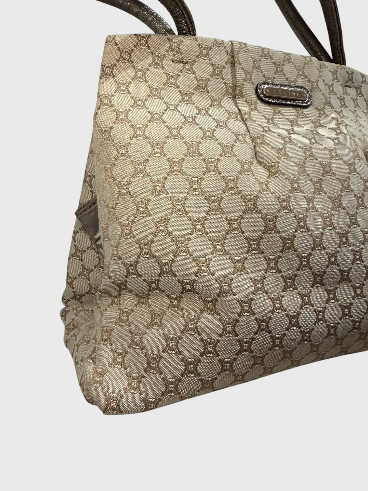 Sac Celine toile Triomphe beige