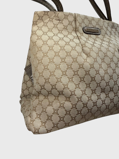 Sac Celine toile Triomphe beige