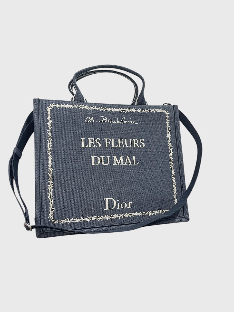 Sac cabas Dior Book Tote bleu