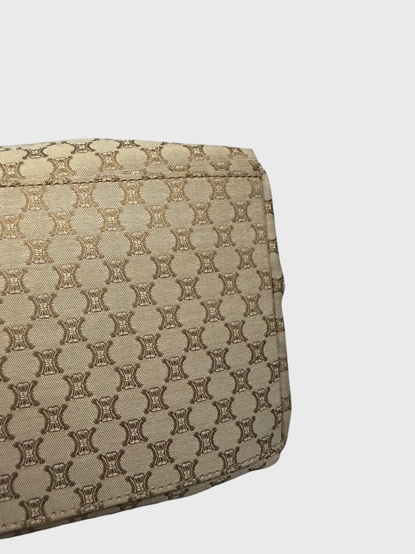Sac Celine toile Triomphe beige