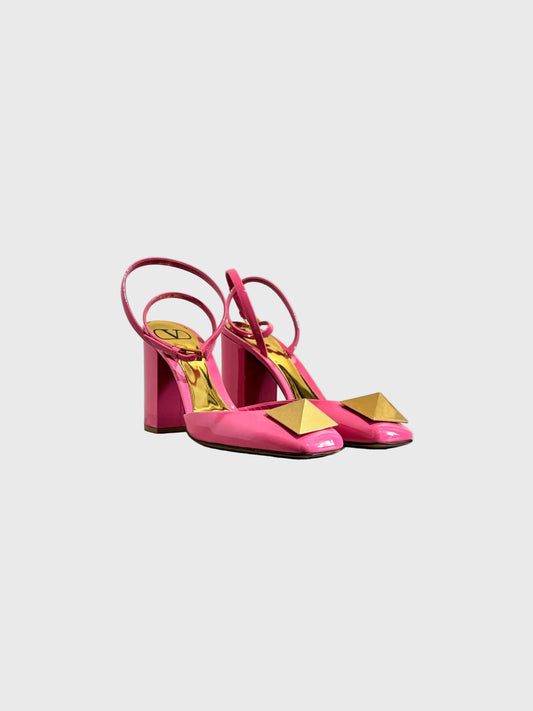 Escarpins Valentino roses T.37,5