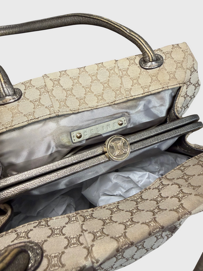 Sac Celine toile Triomphe beige