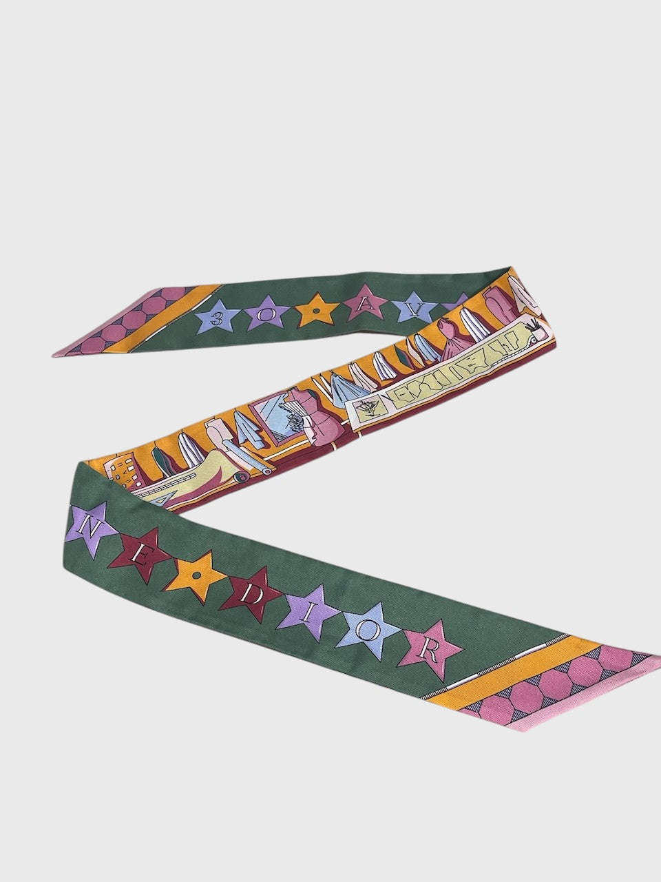 Foulard Mitzah Christian Dior orange