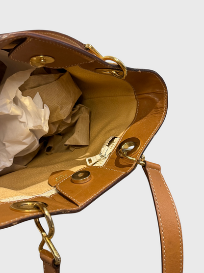 Sac sceau Celine beige