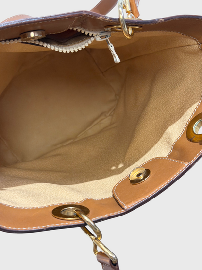 Sac sceau Celine beige