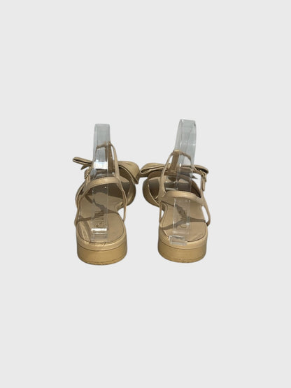 Sandales Chanel beige T.38
