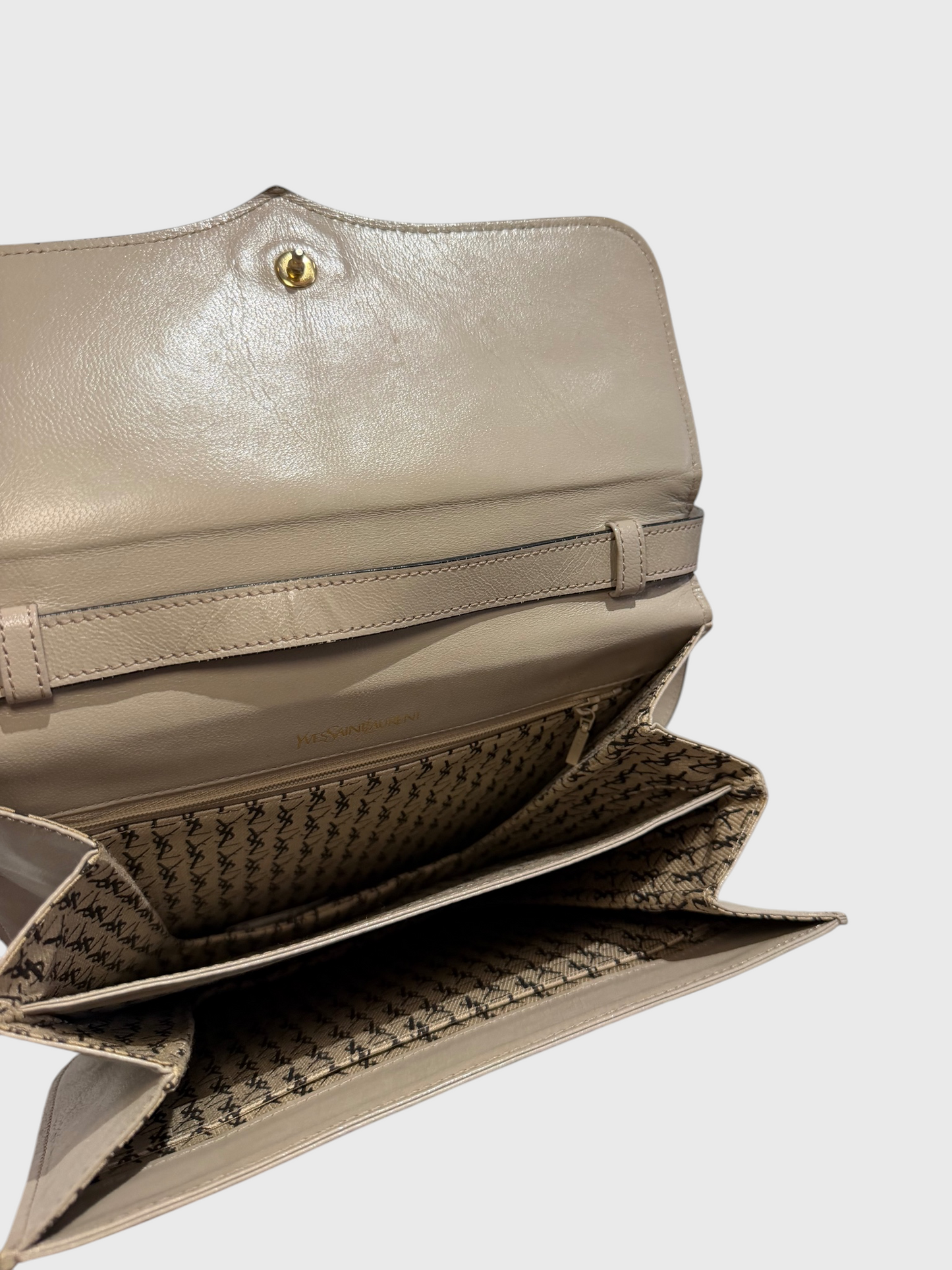 Sac Yves Saint Laurent beige