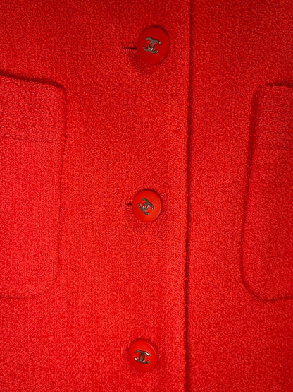 Veste Chanel corail T.38