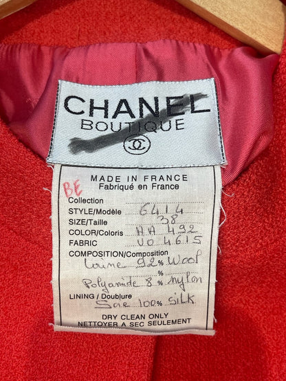 Veste Chanel corail T.38