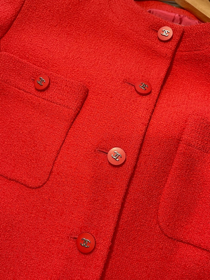 Veste Chanel corail T.38