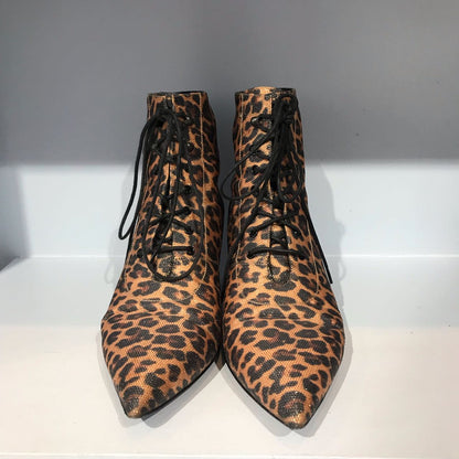 Boots Saint Laurent leopard T.40