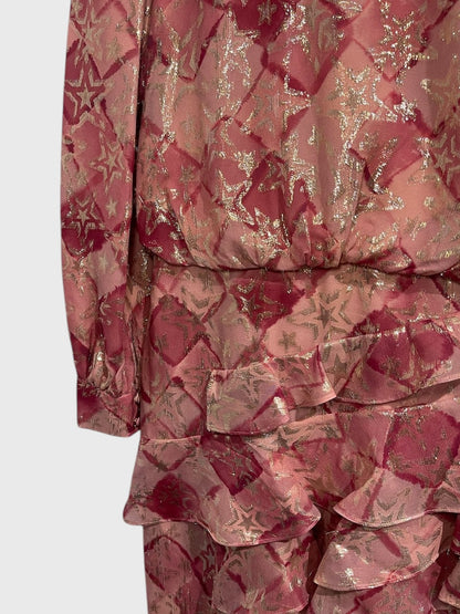 Robe Saloni rose T.38