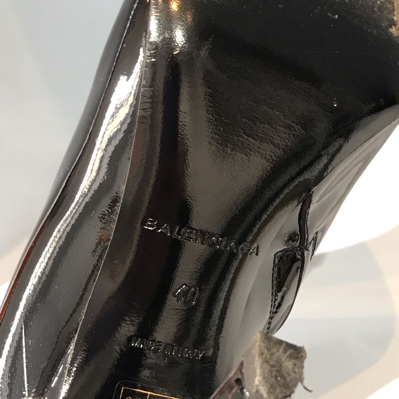 Boots Balenciaga noires T.40