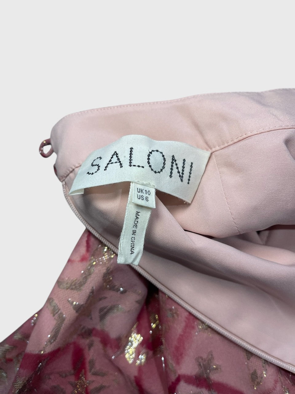 Robe Saloni rose T.38