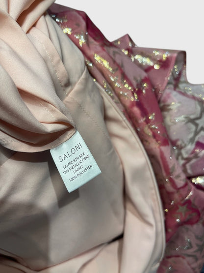 Robe Saloni rose T.38