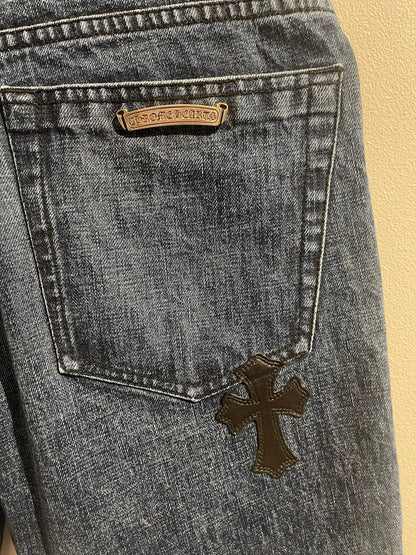 Short Chrome Hearts en jeans T.38