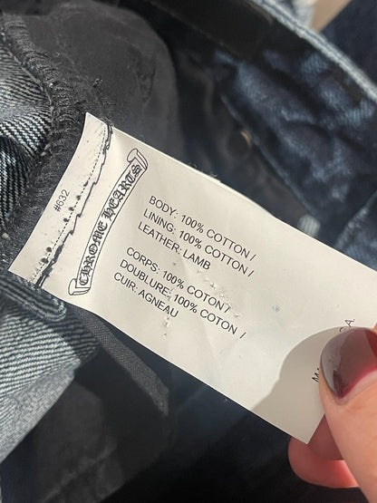 Short Chrome Hearts en jeans T.38