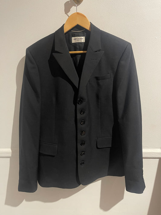 Blazer Saint Laurent noir T.48