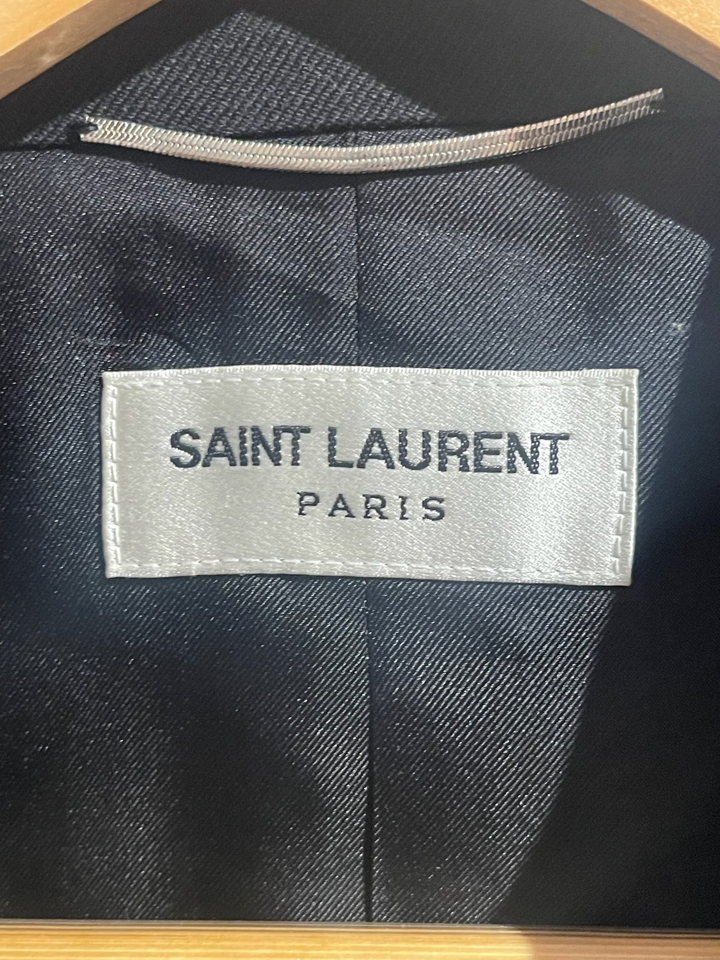 Blazer Saint Laurent noir T.48