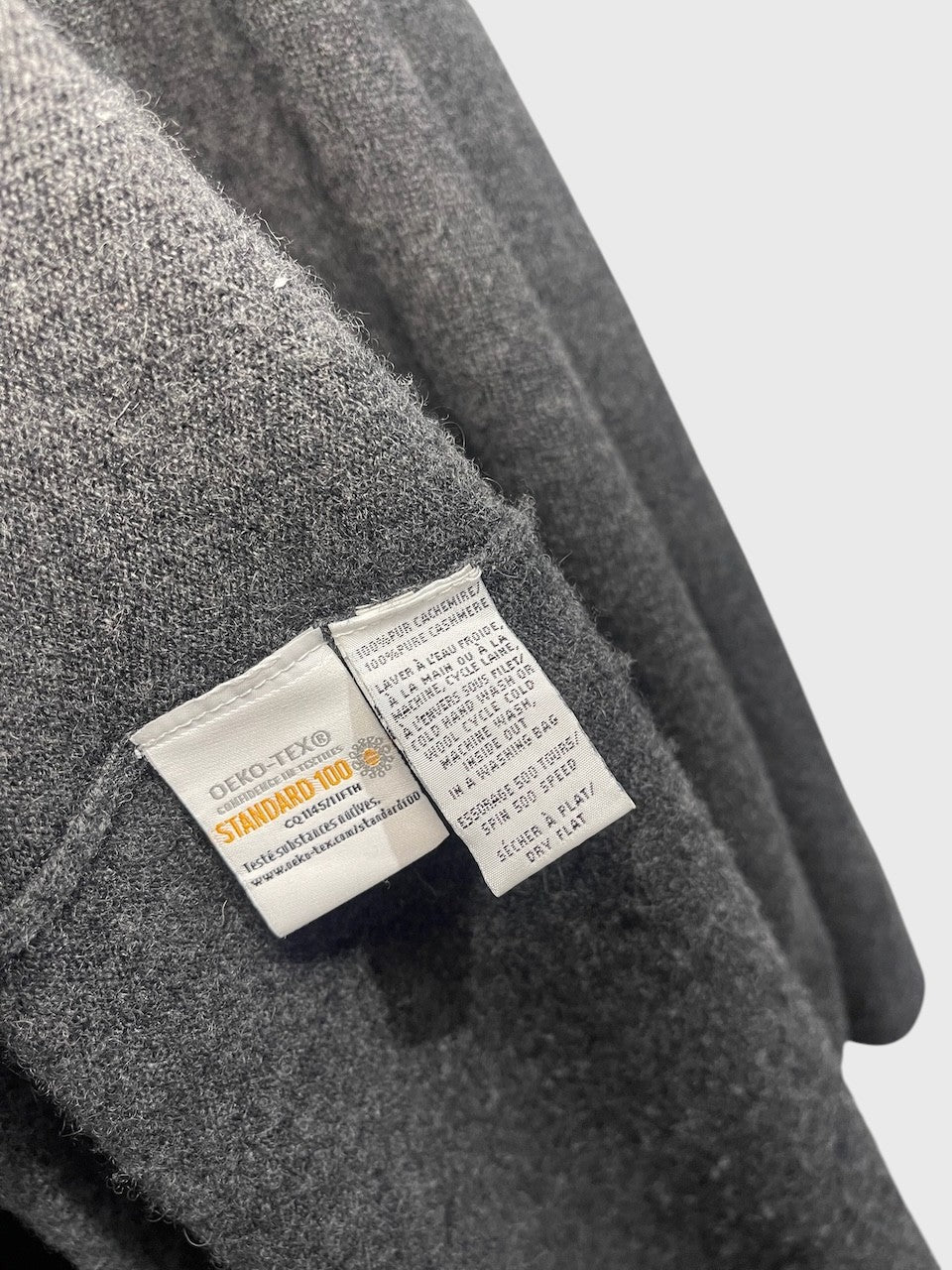 Gilet Eric Bompard gris T.S