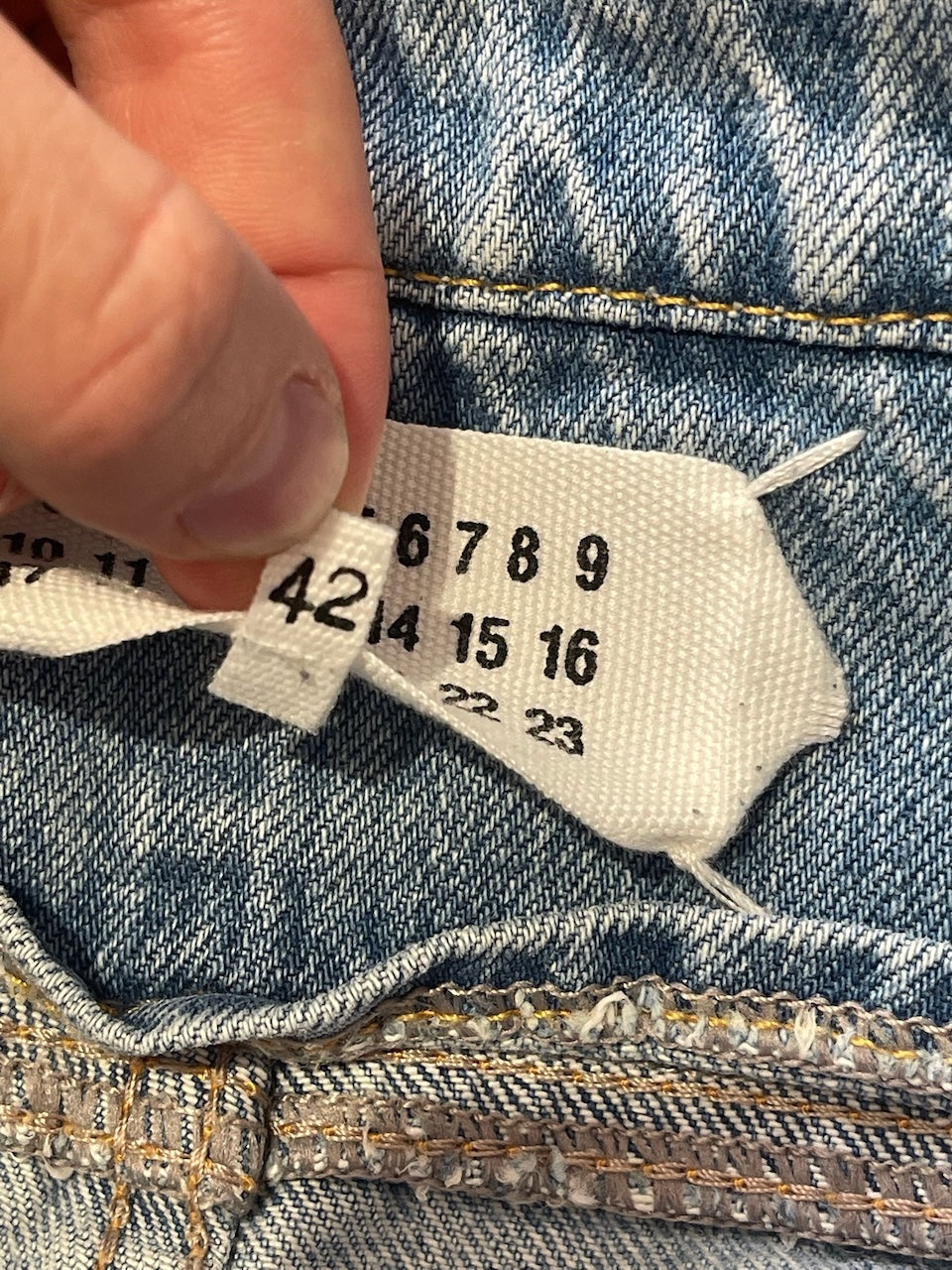 Jeans Maison Margiela bleu T.38