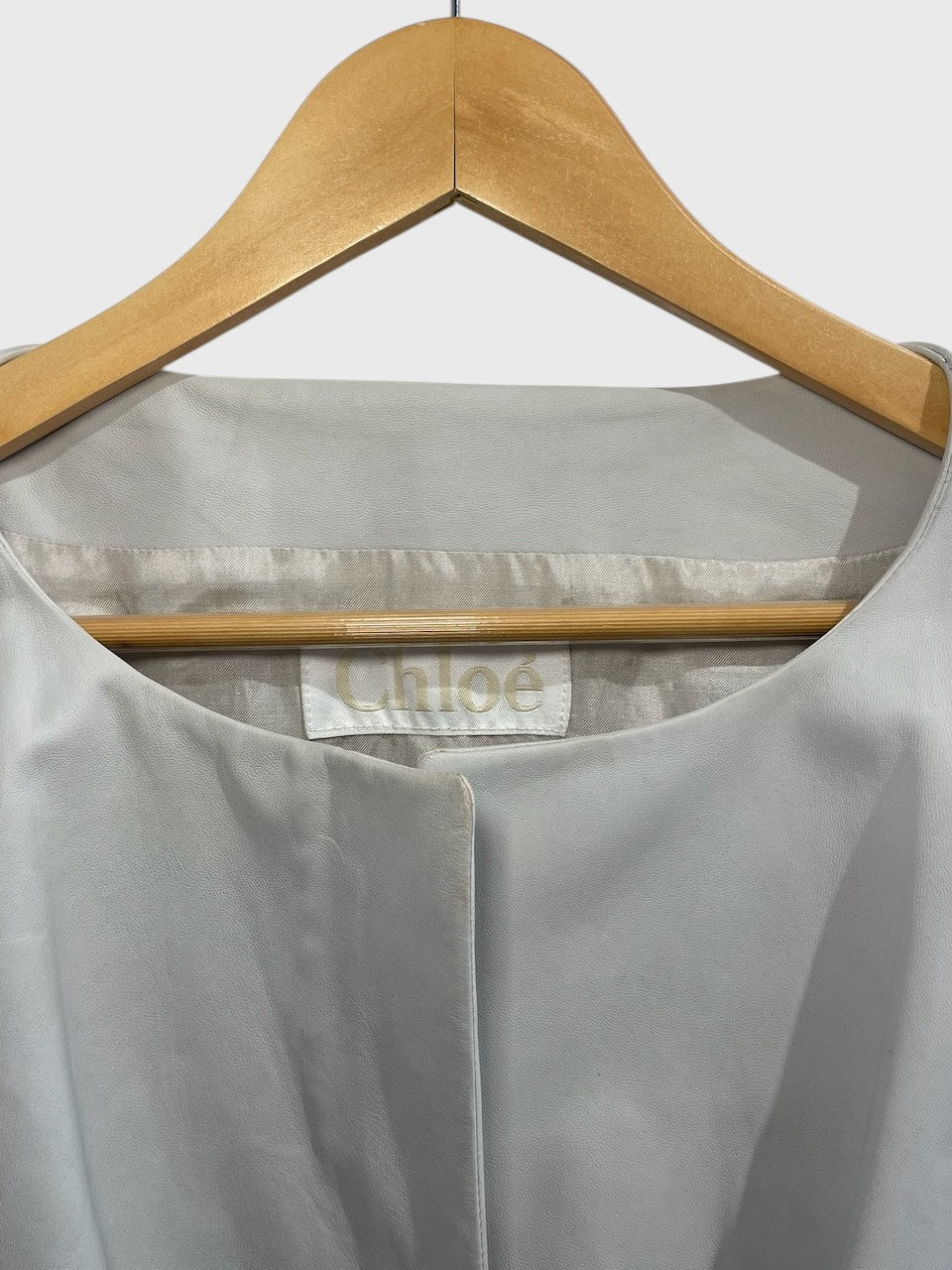 Manteau Chloé gris clair T.36