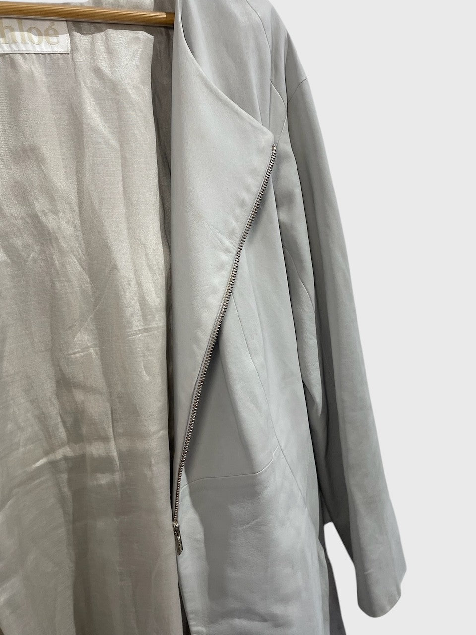Manteau Chloé gris clair T.36