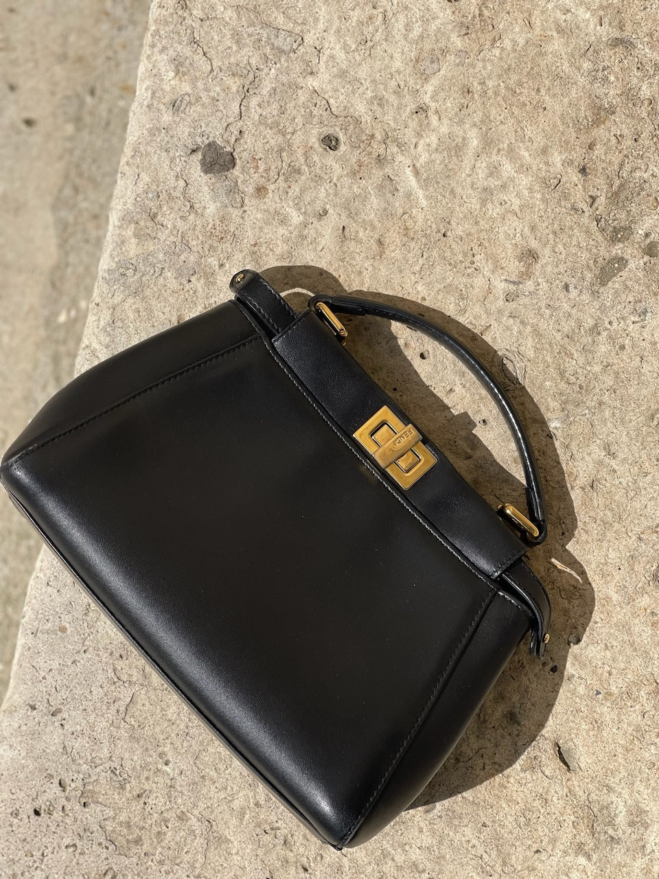 Sac Fendi Peekaboo Mini noir