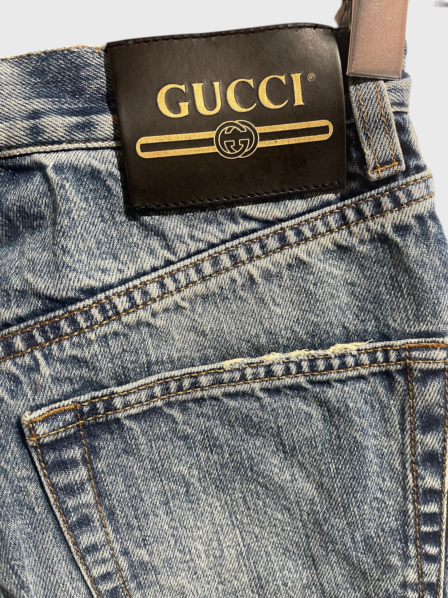Jeans Gucci bleu T.34