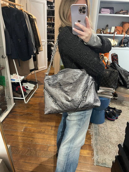 Sac Givenchy Voyou argent NEUF