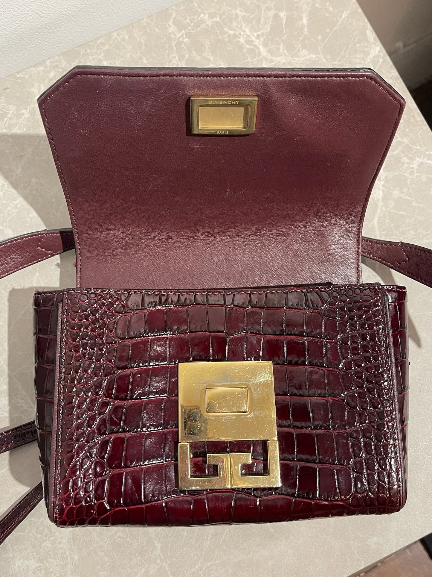 Sac Givenchy Eden Bordeaux