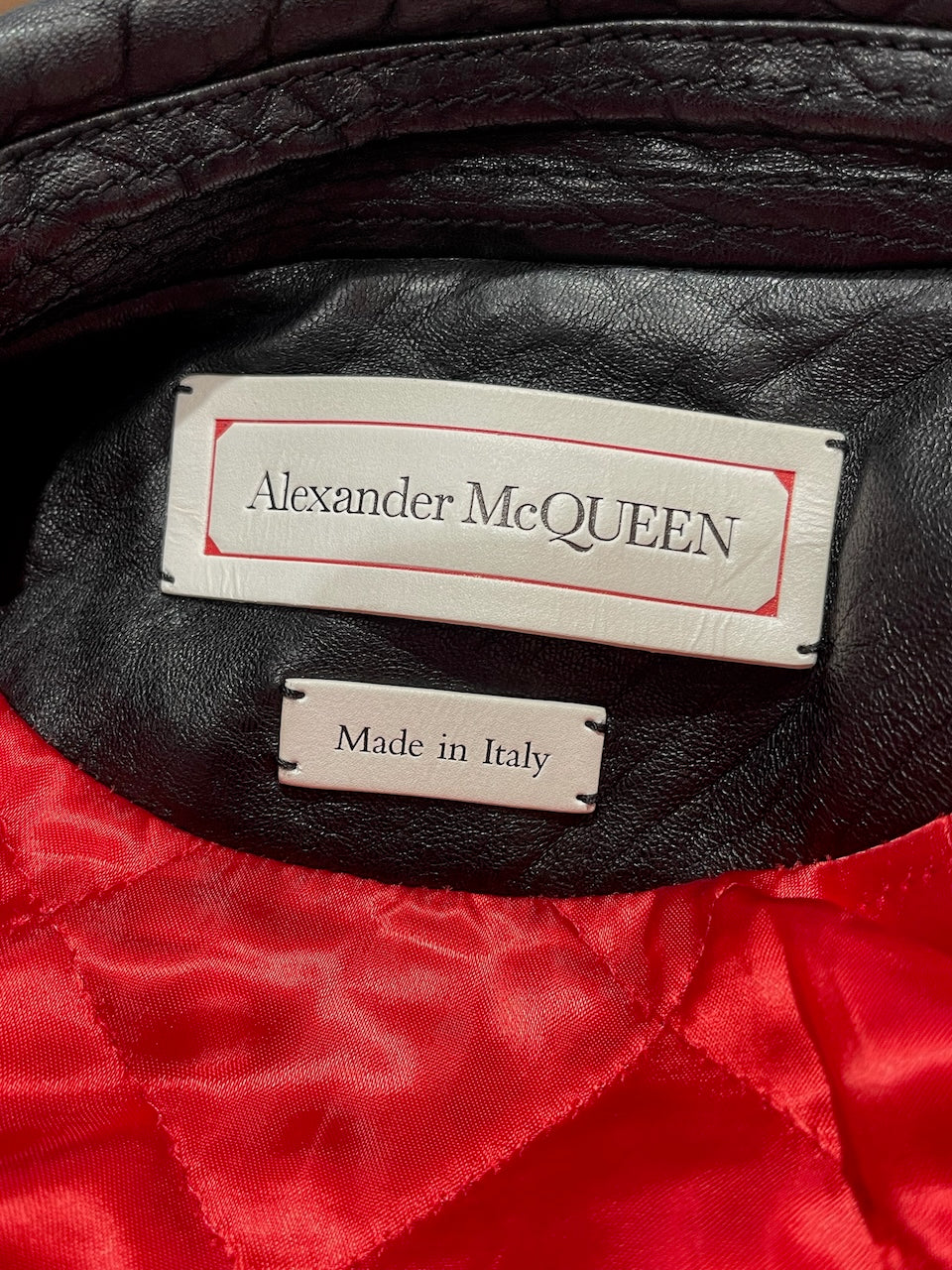 Veste Alexander McQueen noire T.52