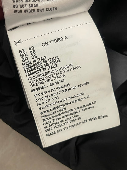 Veste Prada crop T.36