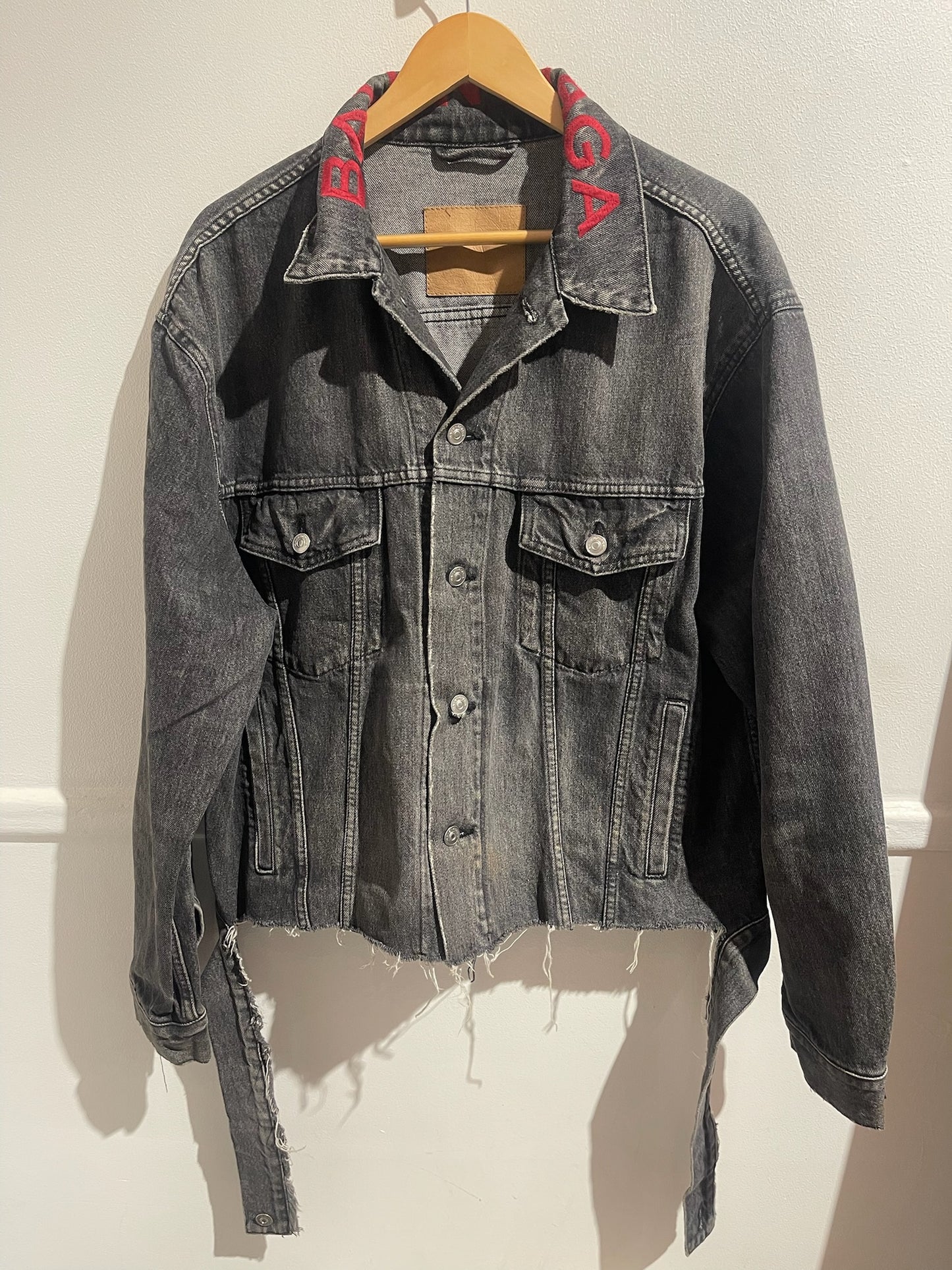 Veste Balenciaga en jeans T.34