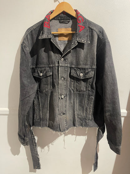 Veste Balenciaga en jeans T.34