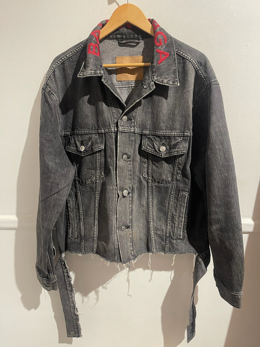 Veste Balenciaga en jeans T.34