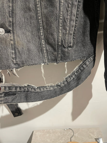 Veste Balenciaga en jeans T.34