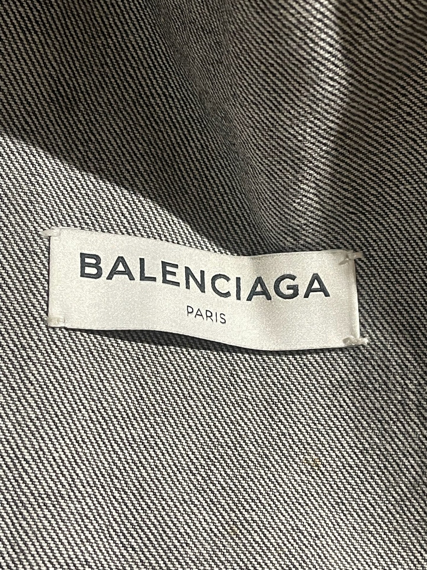 Veste Balenciaga en jeans T.34