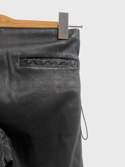 Pantalon capri Isabel Marant en cuir T.36