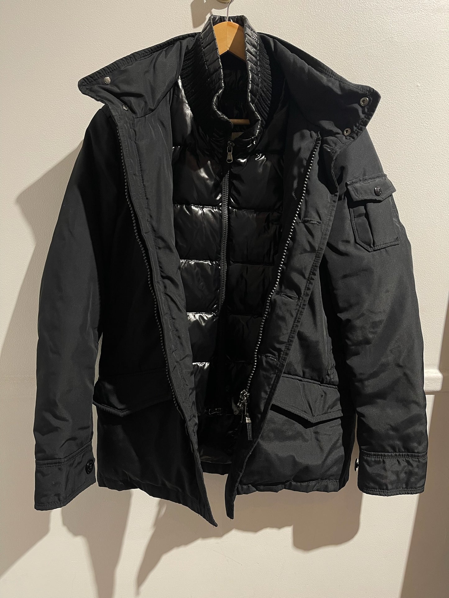 Parka Moncler Triomphe noir T.44
