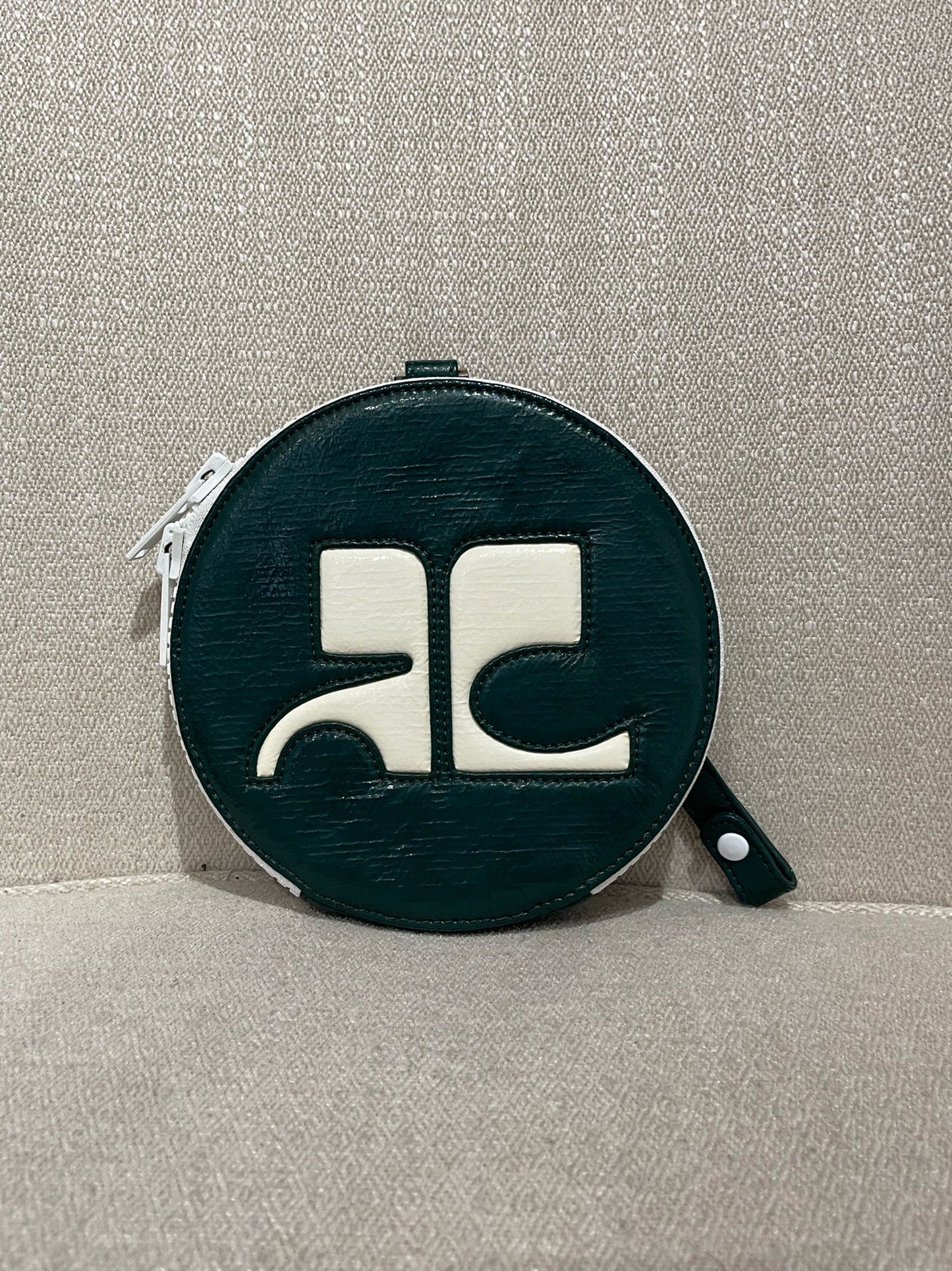 Pochette Courrèges verte