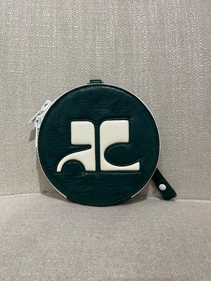 Pochette Courrèges verte