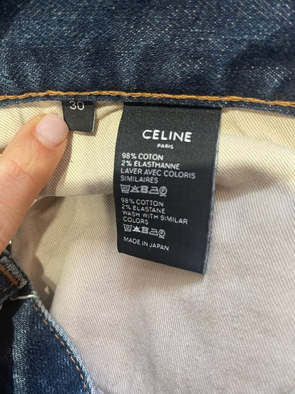 Jeans Celine bleu foncé T.30