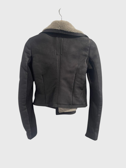 Veste Rick Owens peau lainée T.38