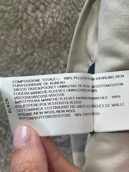 Veste Rick Owens peau lainée T.38