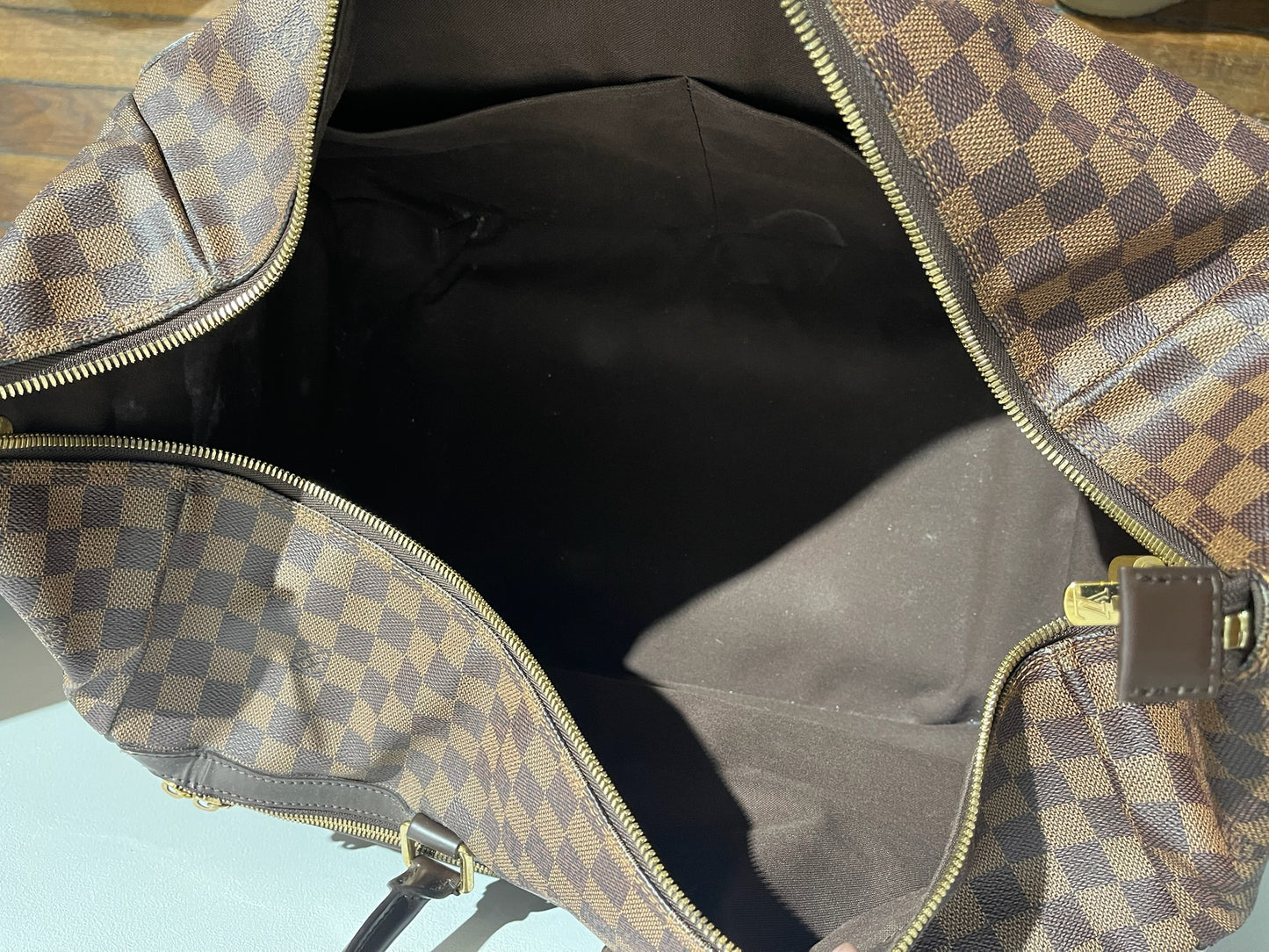 Valise Louis Vuitton Eole 50 Damier Ebène