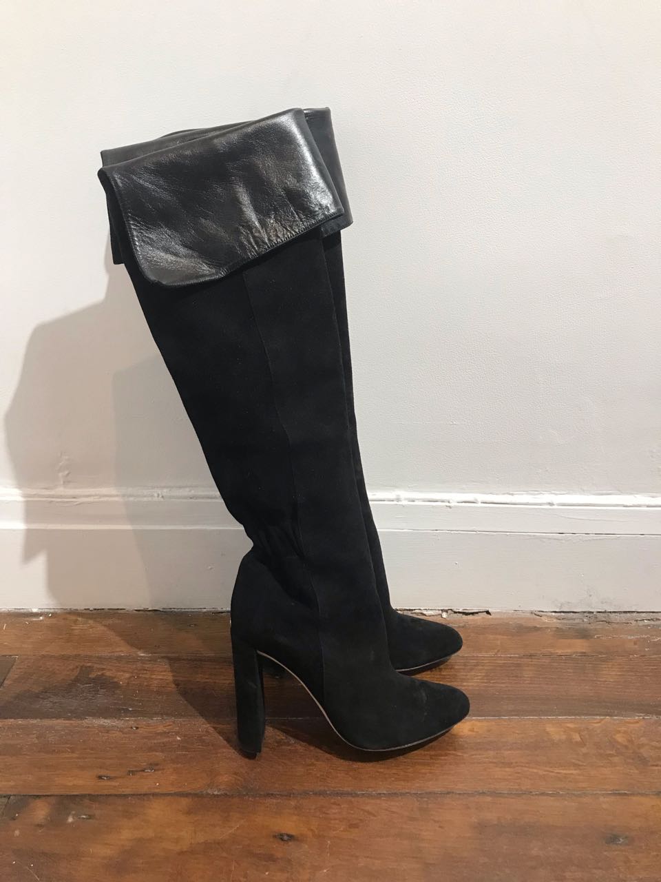 Bottes Dior noires T.37 5 Closet2Closet.Paris